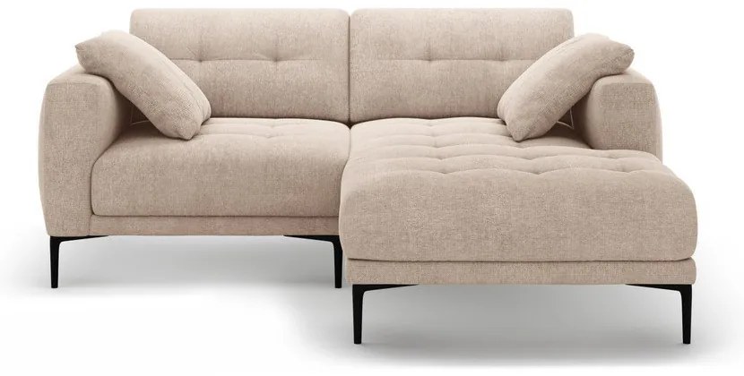 Svetlohnedá rohová pohovka (pravý roh/s leňoškou) Bemy – Micadoni