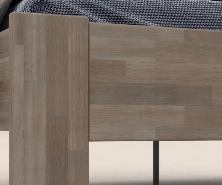 Posteľ Berta 180x200 cm, šedý buk