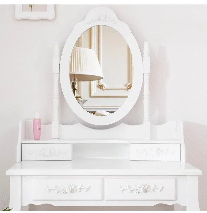 ShopJK TOALETNÝ STOLÍK TL01 ROSE