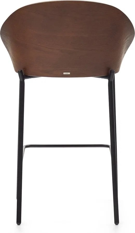 Hnedo-béžová barová stolička (výška sedadla 65 cm) Eamy – Kave Home