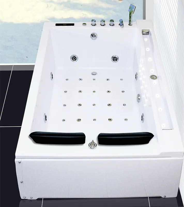 Terra Hydromasážna vírivá vaňa Fenix 606AH 180x120 s ohrevom vody, pravá