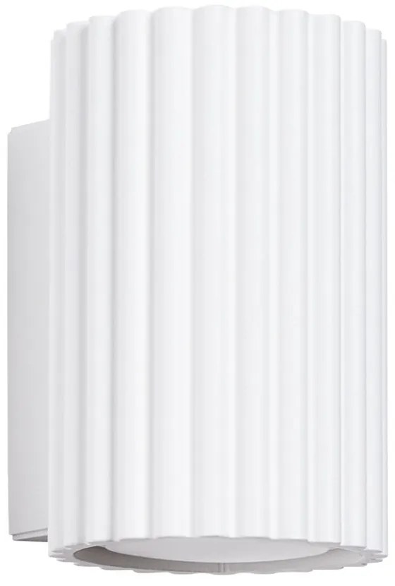 Biele nástenné svietidlo Gleam – Sollux