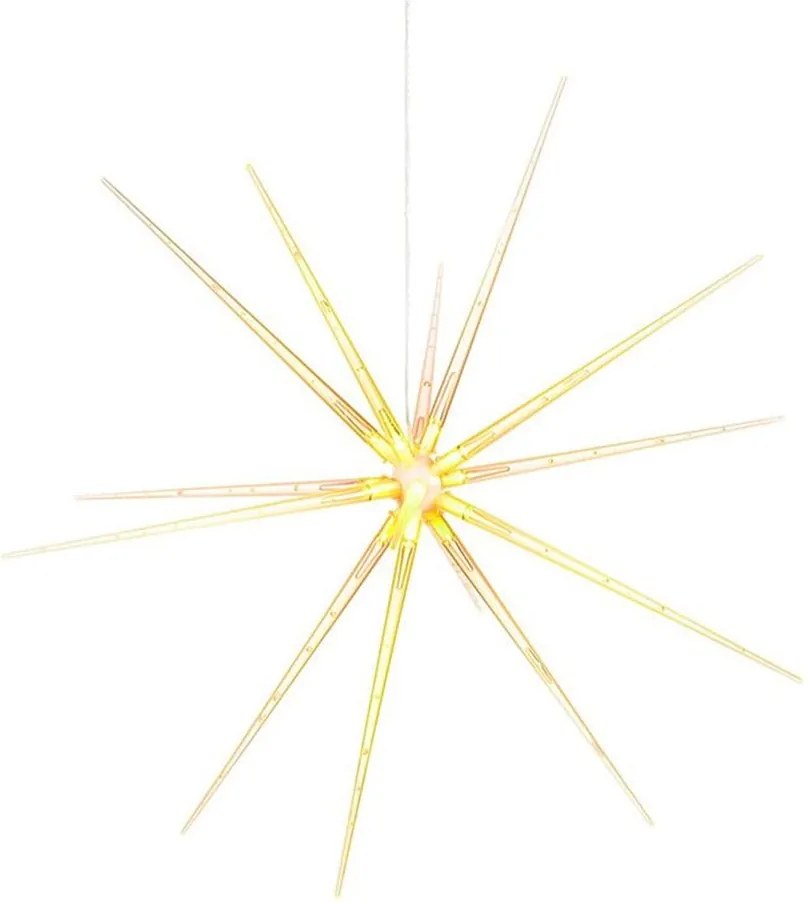 LED svetelná hviezda Markslöjd Bright, ø 53 cm