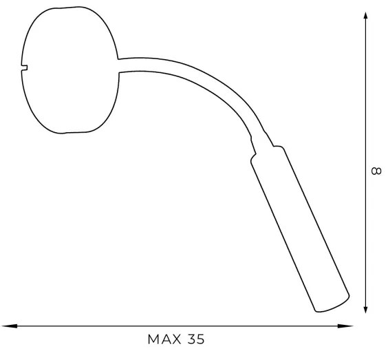 Flexibilná lampička ARDEN 1xG9/8W/230V biela