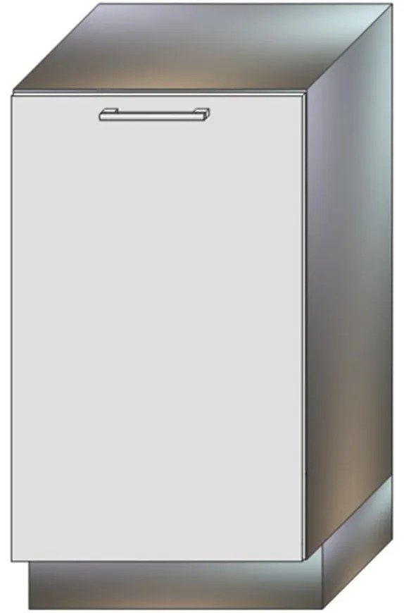 Dvierka na umývačku Bono 45pz Biela Aljaška