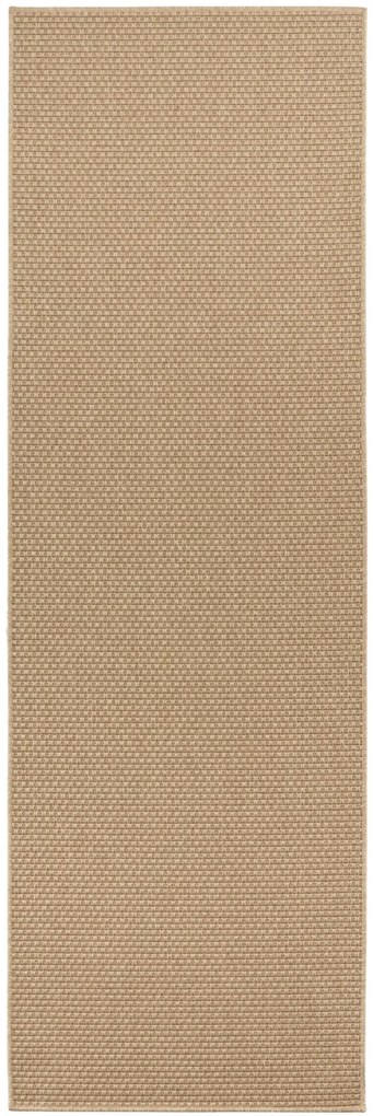 BT Carpet, Behúň Nature 104271 Beige – na von aj na doma, 80x250, béžová, chodba / predsieň