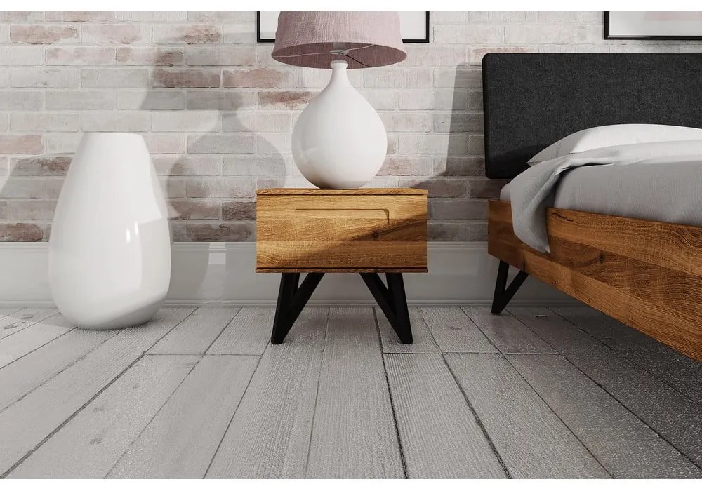 Nočný stolík z dubového dreva Golo - The Beds