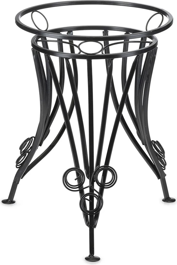 STOJAN NA KVETINÁČ SHANE 47X43 CM ČIERNA