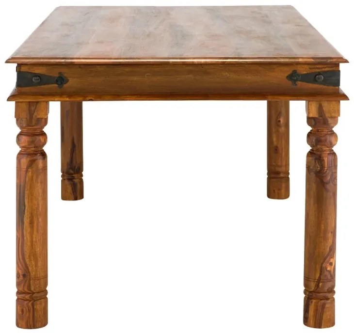 furniture-nabytek.cz - Masívna jedálenská súprava Merlin I z palisandra, lakovaná, hnedá – stôl 150x90 cm + 6 stoličiek