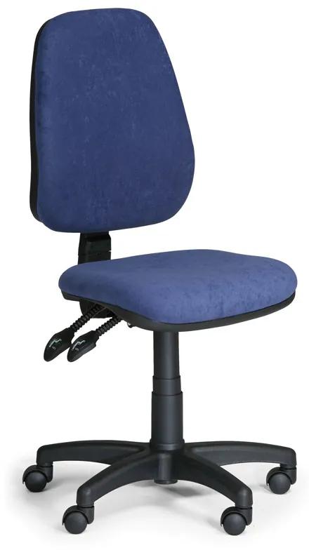 Euroseat Kancelárska stolička ALEX bez podpierok rúk, modrá