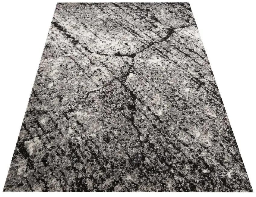 Moderný koberec s motívom mramoru hnedej farby Šírka: 120 cm | Dĺžka: 170 cm