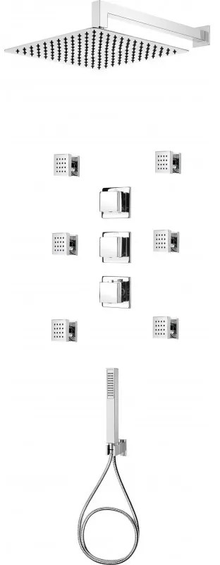 Sprchový set podomietkový DEANTE MULTI SYSTEM  chrómovaný NAC 090T