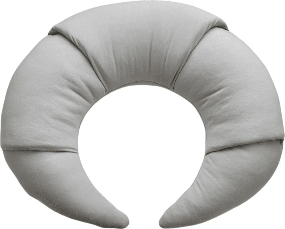 Vankúš croissant svetlo šedá 55cm