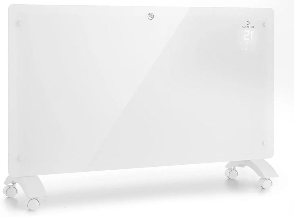 Klarstein Bansin Crystal Smart, konvektor, 1500 W, 5 - 50 °C, ovládanie cez aplikáciu