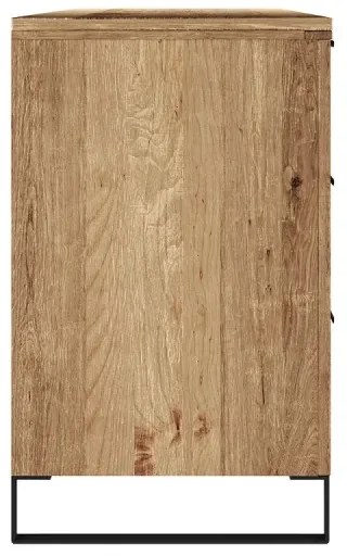 furniture-nabytek.cz - Masívna kúpeľňová skrinka Sydney z divokého dubu, olejovaná, hnedá – 138×45×74 cm