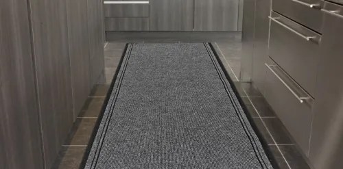 Koberce Breno Behúň MALAGA 2107, šíře role 66 cm, sivá