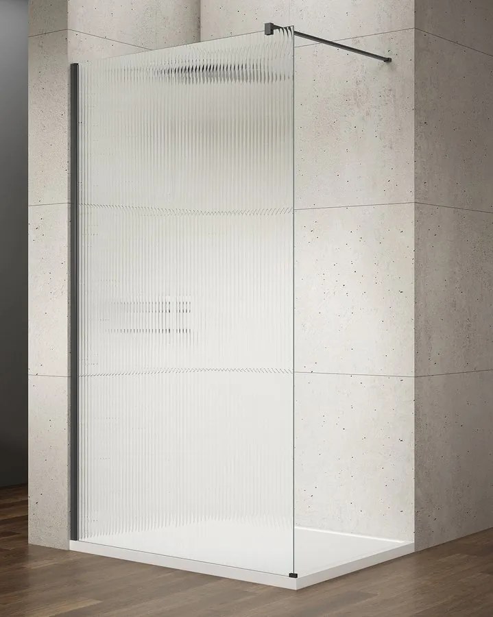 Gelco Sapho, VARIO WHITE jednodielna sprchová zástena na inštaláciu k stene, číre sklo, 1300 mm, GX1213GX1015