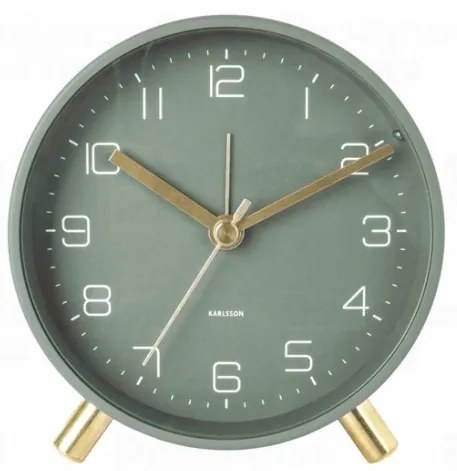 Designový budík 5752GR Karlsson 11cm