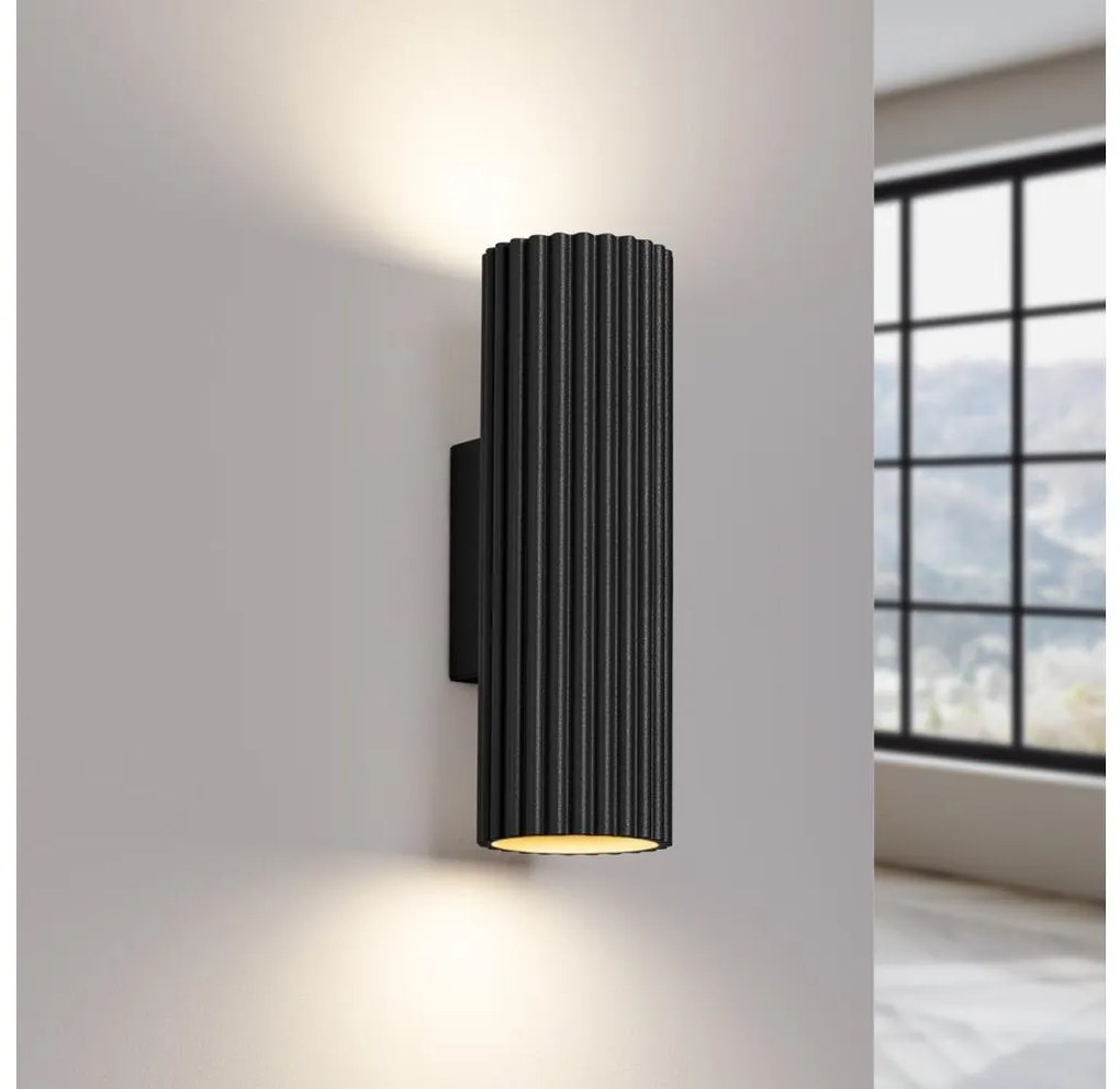 Brilagi - Nástenné svietidlo CRESTO 2xGU10/10W/230V 20 cm čierna