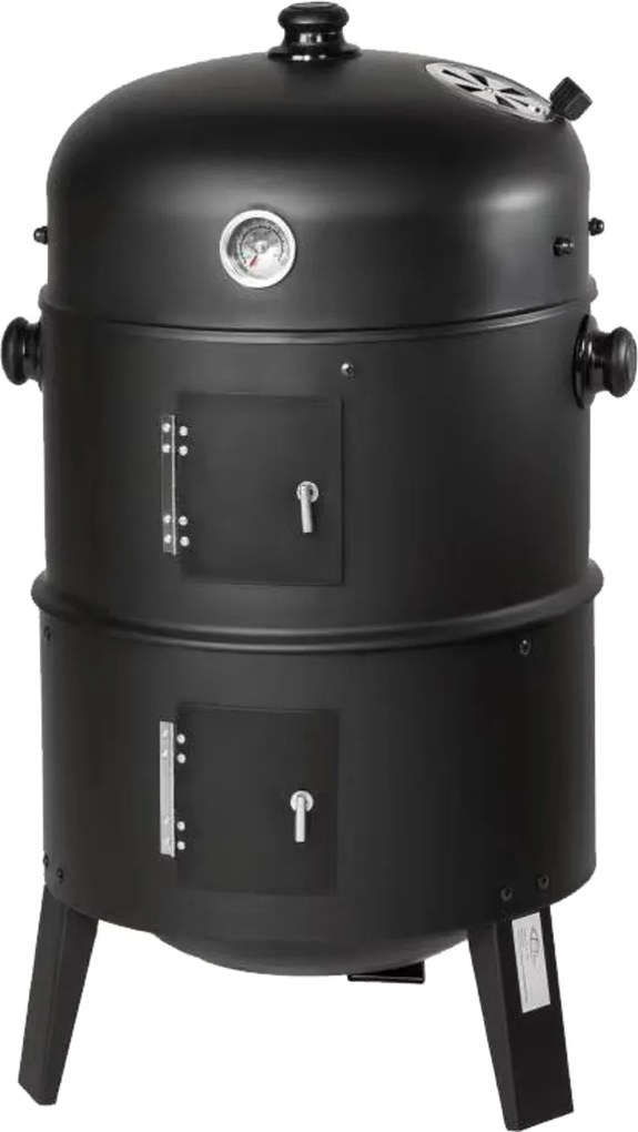 CH 3v1 Multifunkčný gril/udiareň/krb na drevené uhlie Smoker