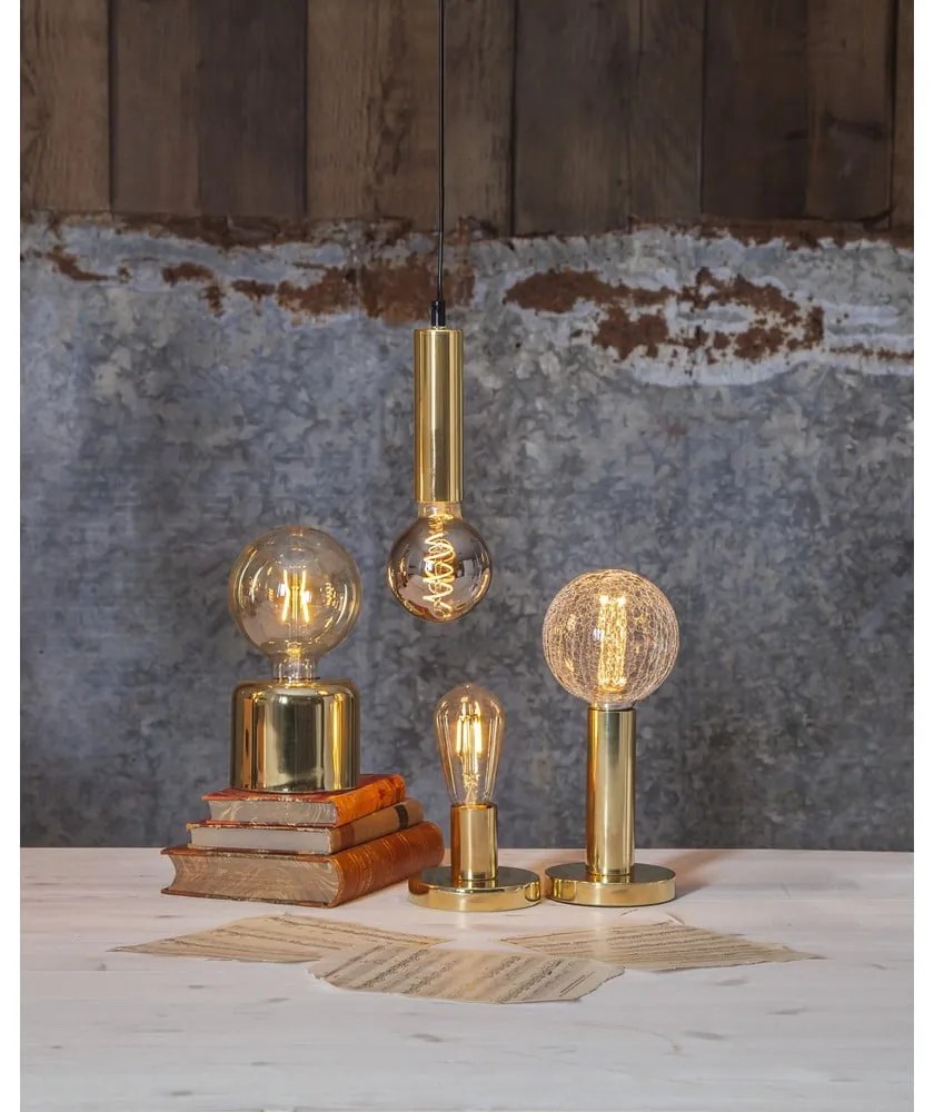 Teplá LED/filamentová žiarovka E27, 1 W Plain Amber – Star Trading