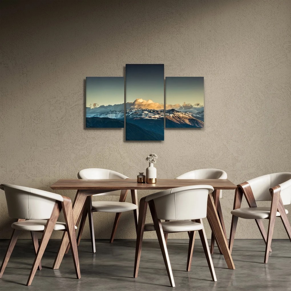 Obraz - vrcholky veľhôr (90x60 cm)