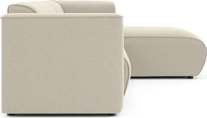 Béžová rohová pohovka (pravý roh/s leňoškou) Merid – Ropez