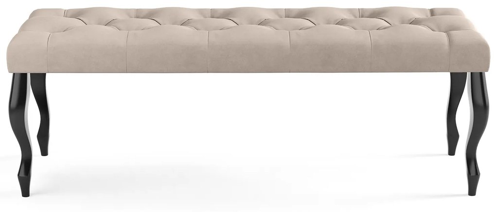 Lavica CHESTERFIELD 40x40 cm Svetlobéžová