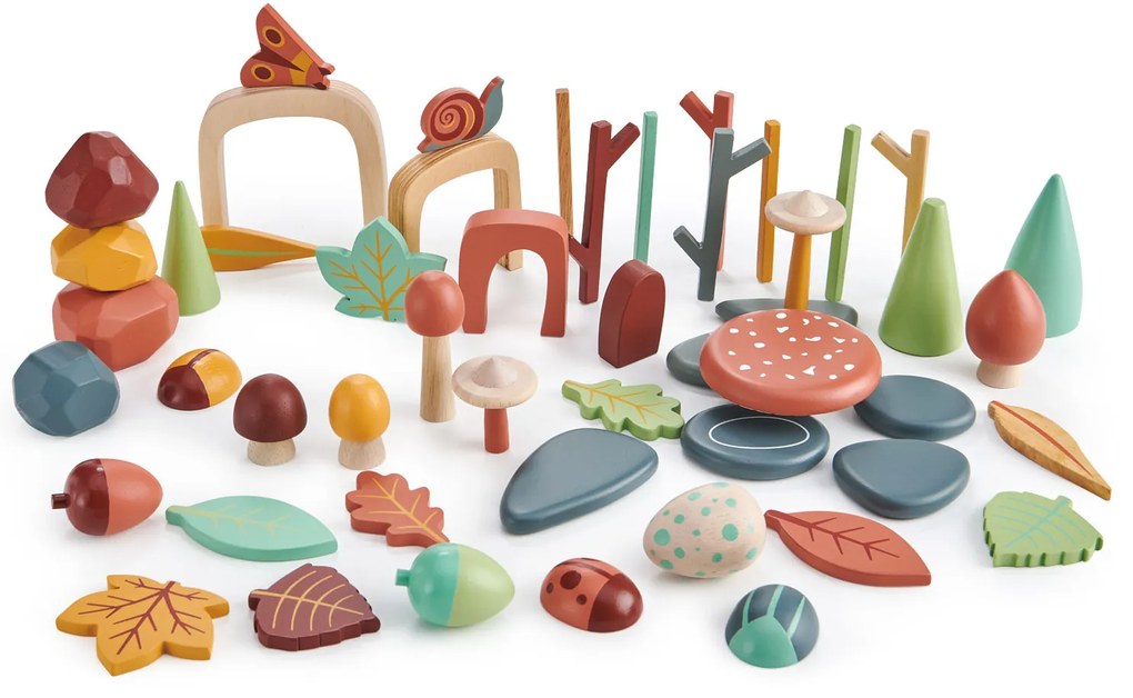 Tender Leaf - Drevená stavebnica - môj les