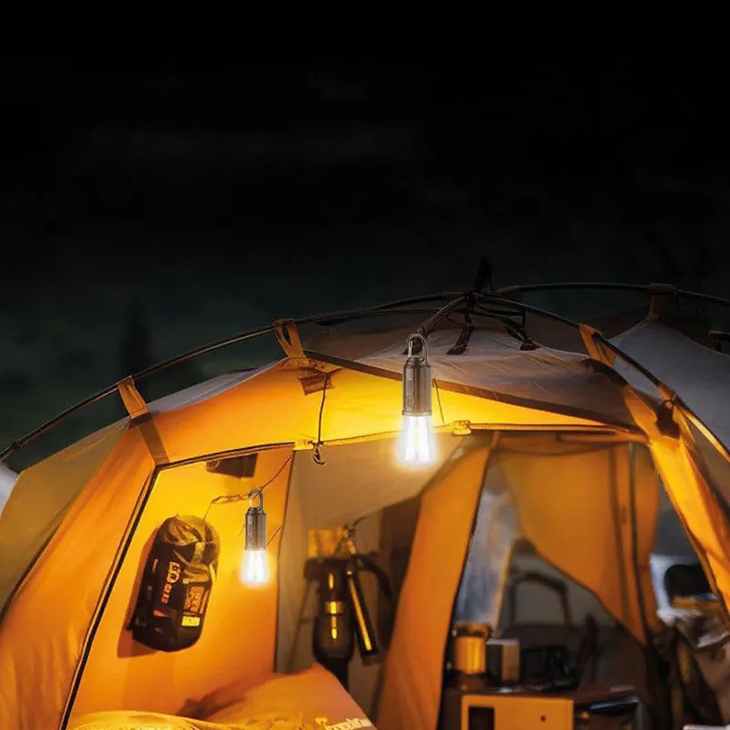 SOLIGHT LED nabíjacia žiarovka Camping, 100lm, Li-Ion, display box