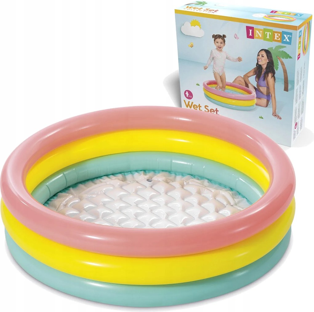 Detský Nafukovací Záhradný Bazén Intex 3 farby 86 x 25 cm >