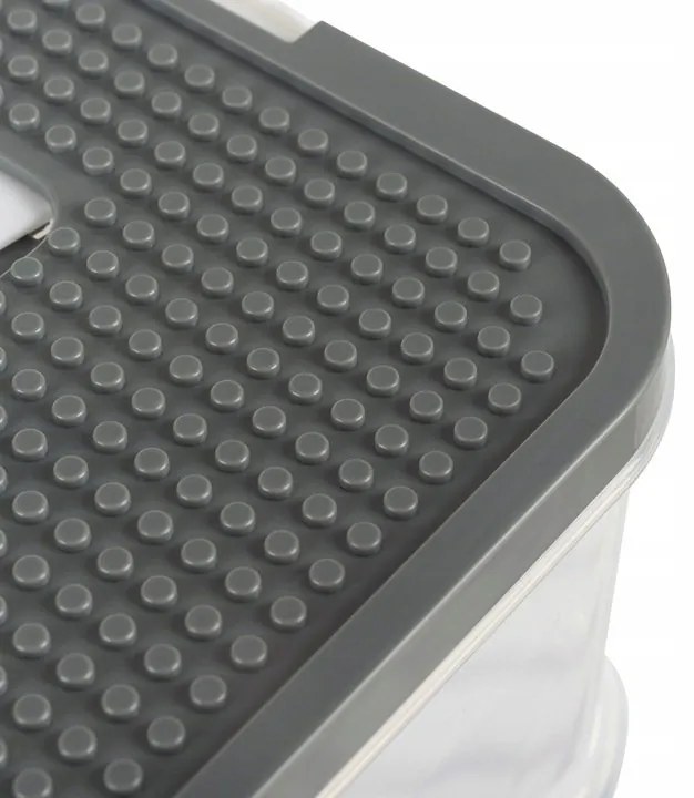 Kruzzel 25759 Úložný box na stavebnici, 35 l, 5 pater