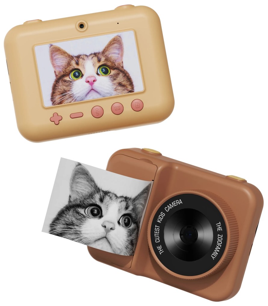 Detský instantný fotoaparát Zoo Print - medveď