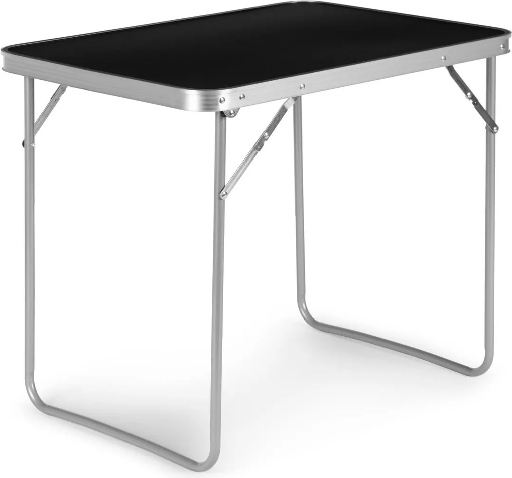 Skládací turistický stůl Veloca 80x60 cm černý