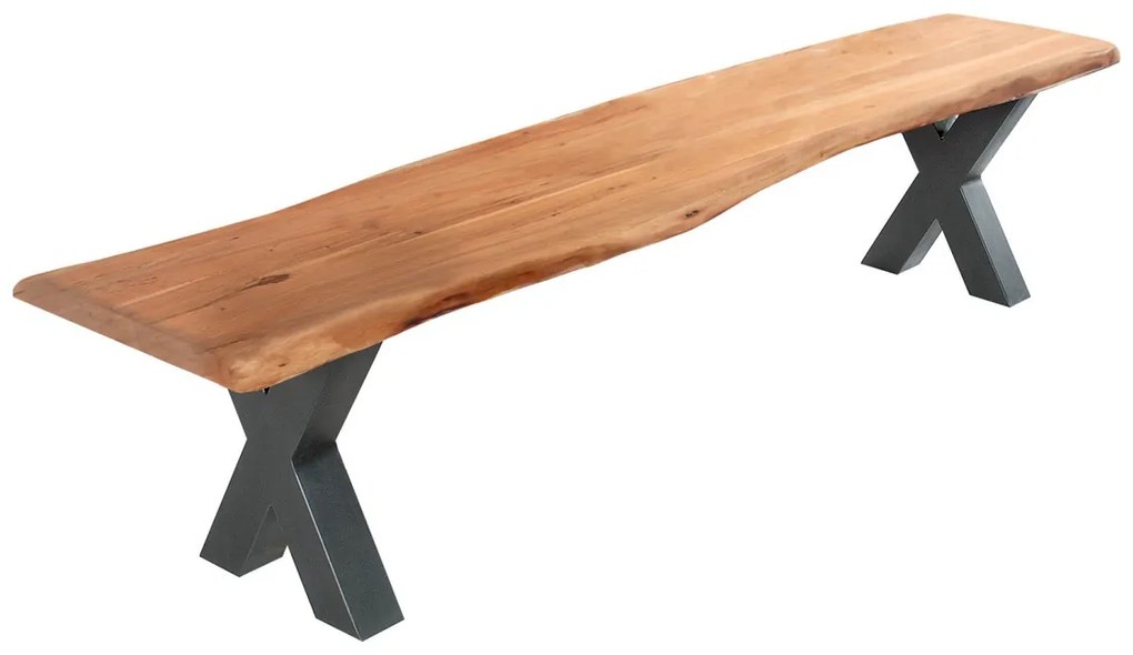Dizajnová lavica Massive X Honey 200 cm akácia