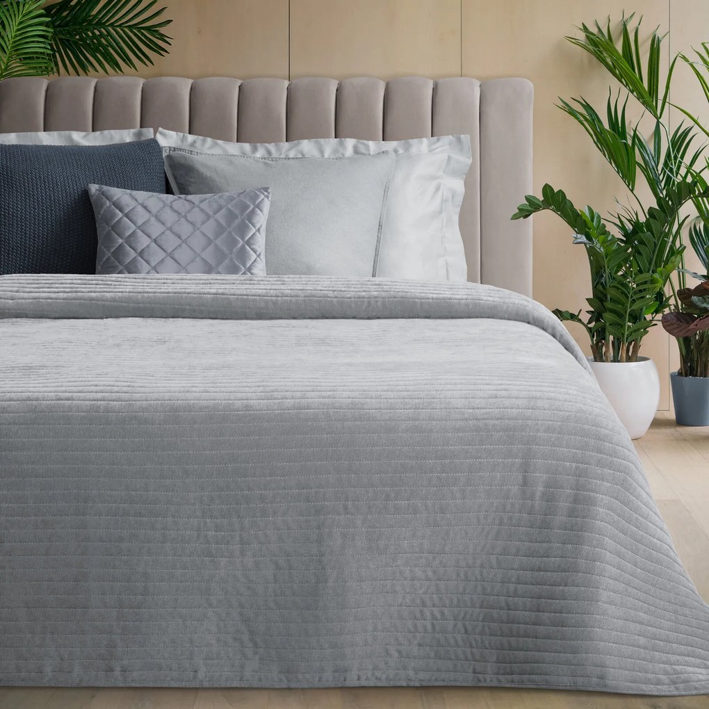 PREHOZ NA POSTEĽ GLORI 220X240 CM STRIEBORNÝ