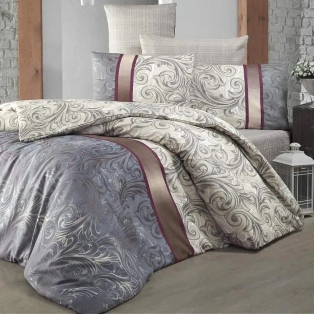 Obliečky bavlnené Charlote TiaHome - 2x Vankúš 90x70cm, 1x Paplón 200x220cm