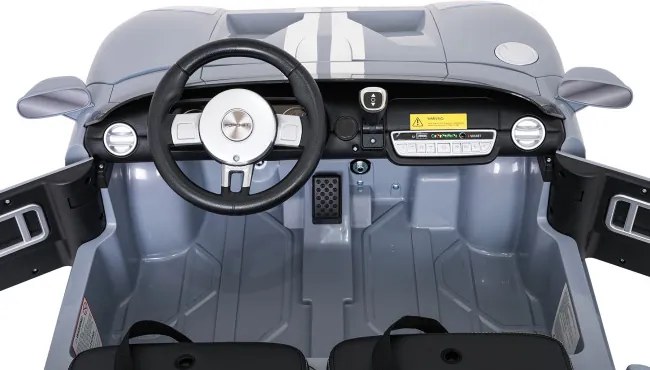 Elektrické autíčko Ford GT sivé