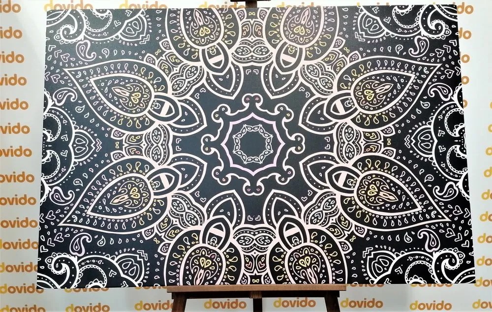 Obraz Mandala s indickým motívom - 120x80