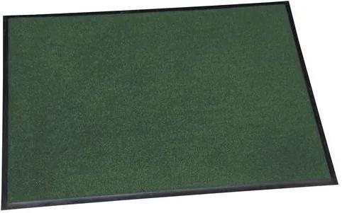 Vonkajšia čistiaca rohož s nábehovou hranou, 85 x 60 cm, zelená