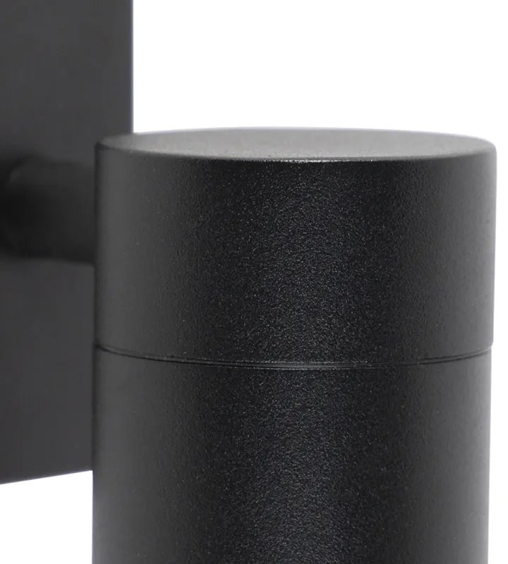 Inteligentné vonkajšie nástenné svietidlo čierne vrátane WiFi GU10 IP44 - Solo