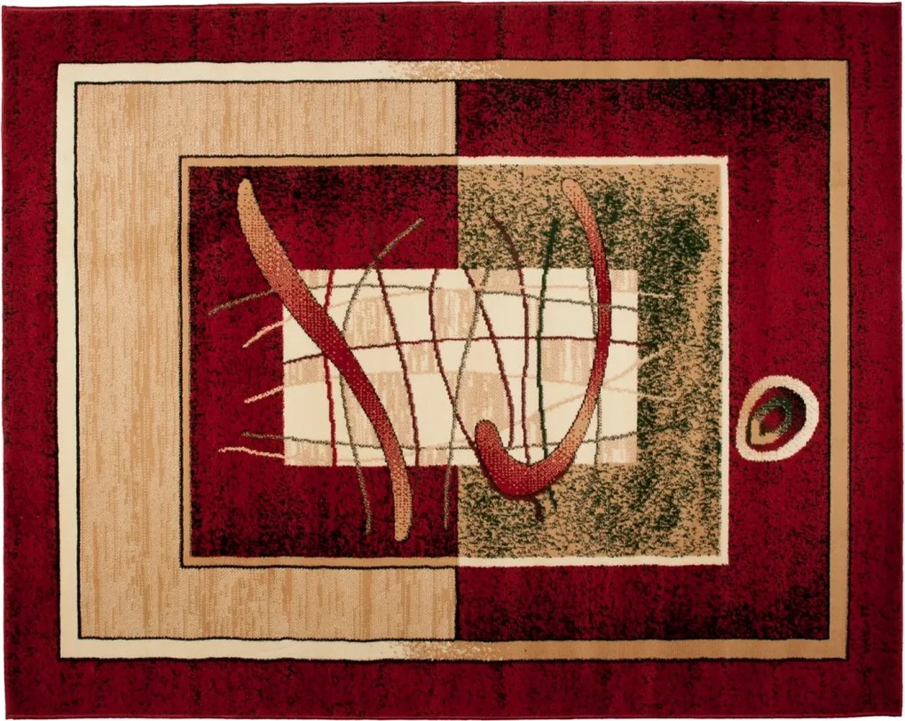 TA Koberec 5118B ČERVENÝ ATLAS PP Rozmer: 140x200 cm