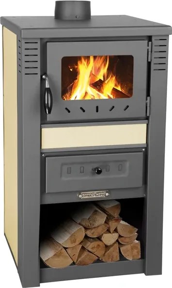 Krbové kachle Nova Ceramic, 7,5 kW, 120 mm, béžová