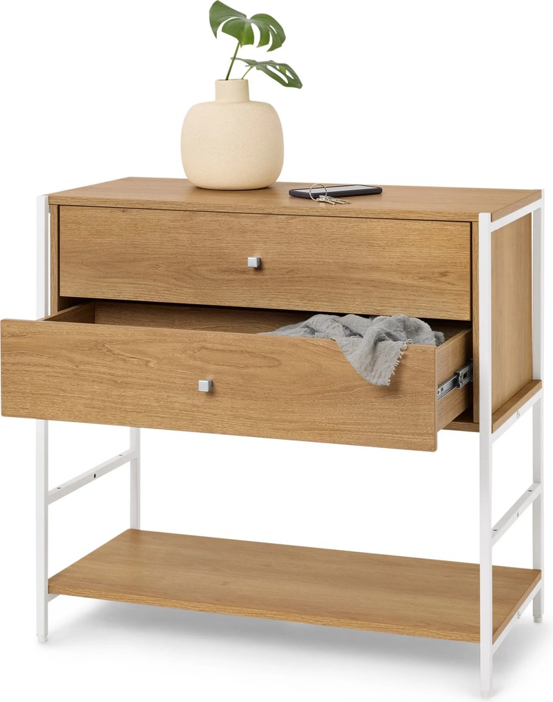 Komoda »GRADE« s 2 zásuvkami, vzhľad dreva