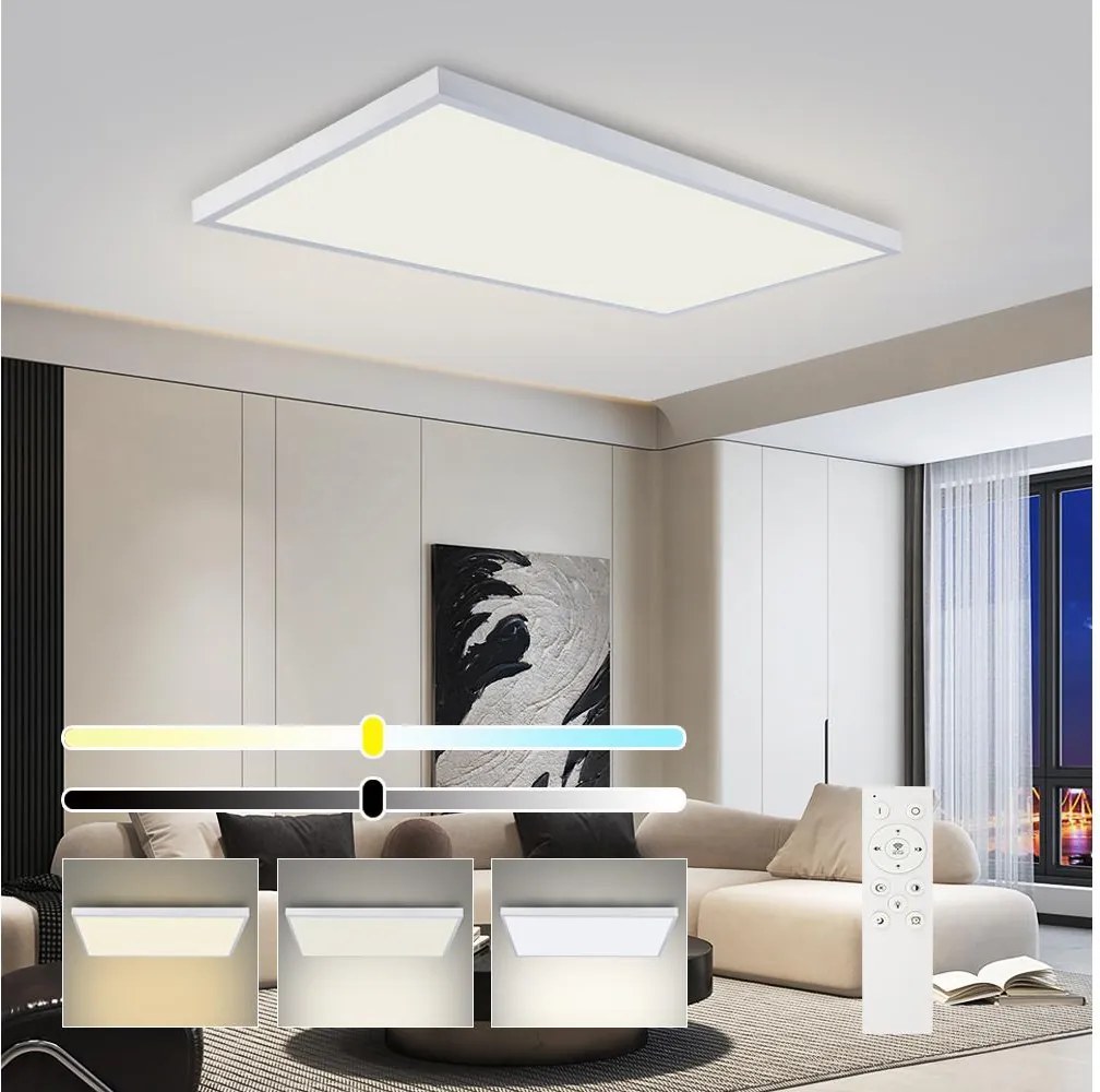 Brilagi-LED Stmievateľné kúpeľňové svietidlo FRAME SMART LED/96W/230V IP44 biele+DO