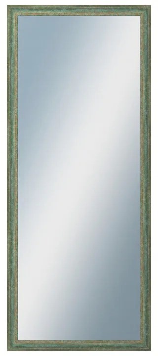 DANTIK - Zrkadlo v rámu, rozmer s rámom 50x120 cm z lišty LYON zelená (2706)