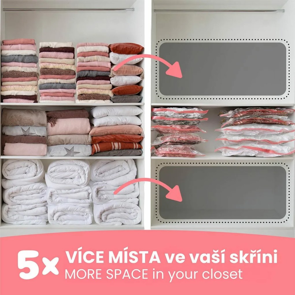 Compactor 3-dielna sada vákuových vriec Compactor Bag Aspispace
