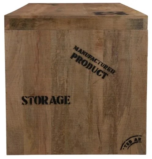 furniture-nabytek.cz - Masívny písací stôl Hankey z mangového dreva, rustikálny matný lak, prírodný – 160×70×75 cm