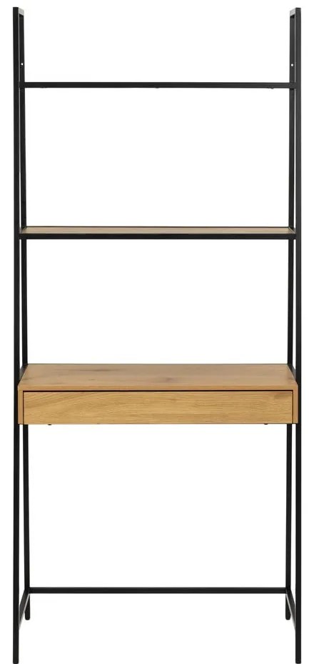 Knižnica v dekore divokého duba Actona Seaford, 77 x 174,5 cm