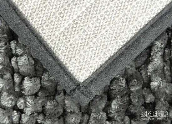 BO-MA, Kúpeľňová predložka Ella micro Tmavo šedá, 50x40, šedá, kúpeľňa